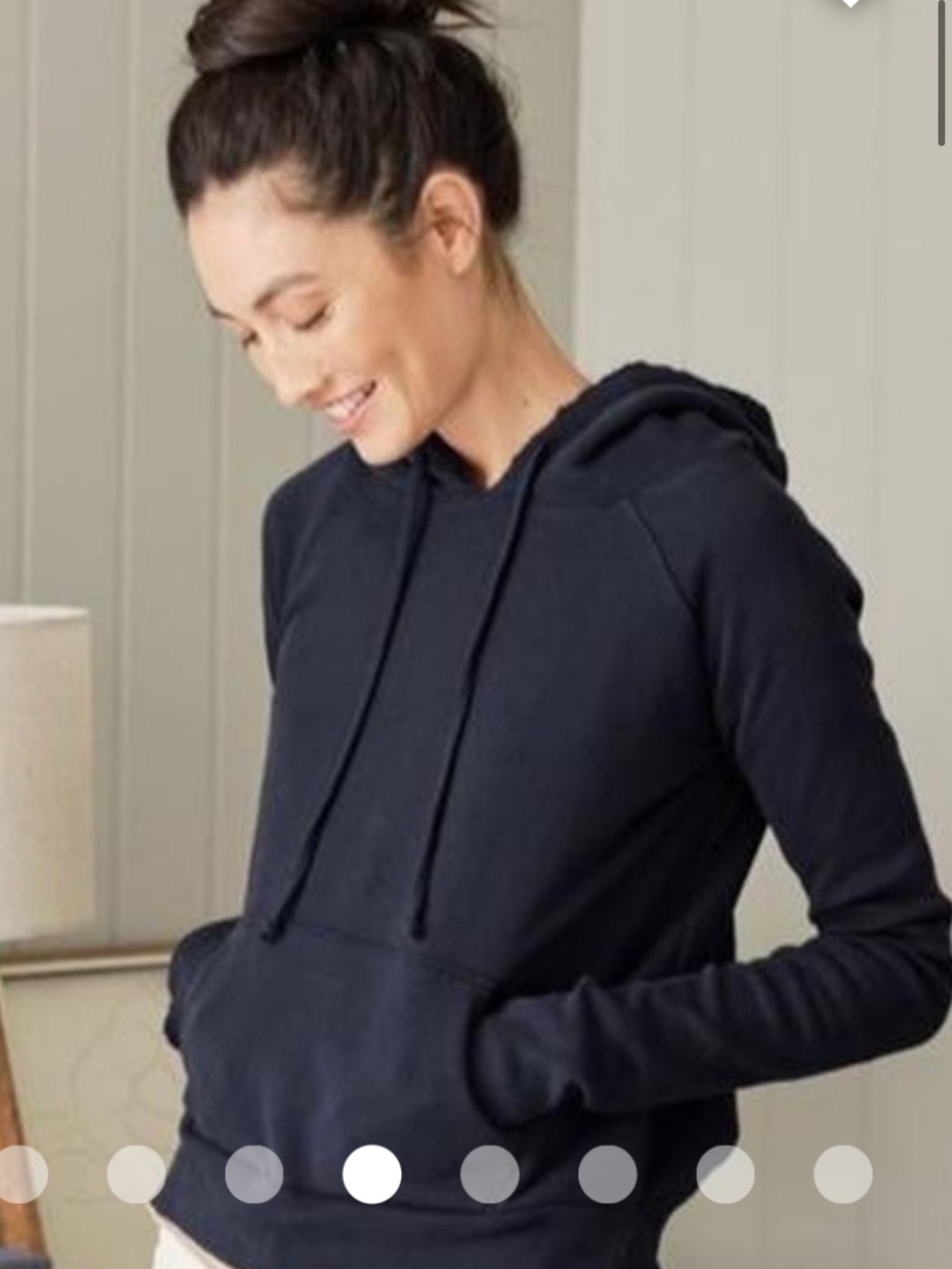 Frank & Eileen Black Hooded Pullover Sweatshirt